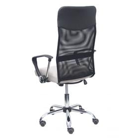 Silla Gontar respaldo malla negro asiento gris claro