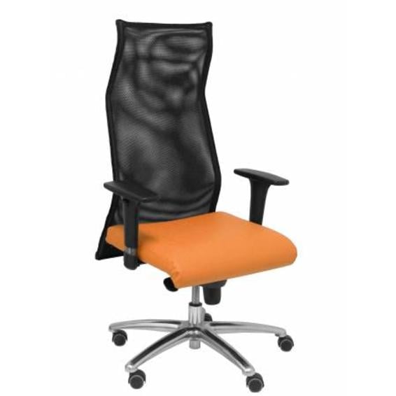 Sillon Sahuco similpiel naranja