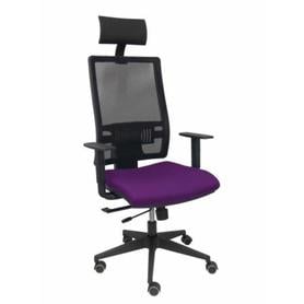 Silla Horna traslack bali morado brazos regulables ruedas parqué y cabecero