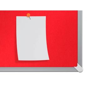 Tablero de anuncios nobo impression pro fieltro rojo formato panoramico 55/ 1220x690 mm