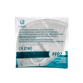 Mascarilla facial ffp2 verona autofiltrante certificado ce con ajuste nasal embolsada individualmente blanca