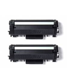 Toner brother tn2420twin para dcp-l2510/ 2530 / 2550 / hl-l2375 negro 3000 paginas pack 2 unidades