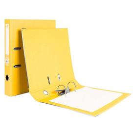 Archivador de palanca liderpapel folio documenta forrado pvc con rado lomo 52 mm amarillo compresor