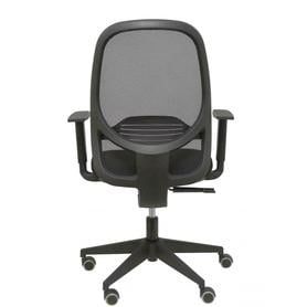 Silla Cilanco negra malla negra asiento bali negro brazo regulable.