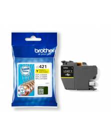 Ink-jet brother lc421y dcp-j1050dw / dcp-j1140dw / mfc-j10 amarillo 200 paginas