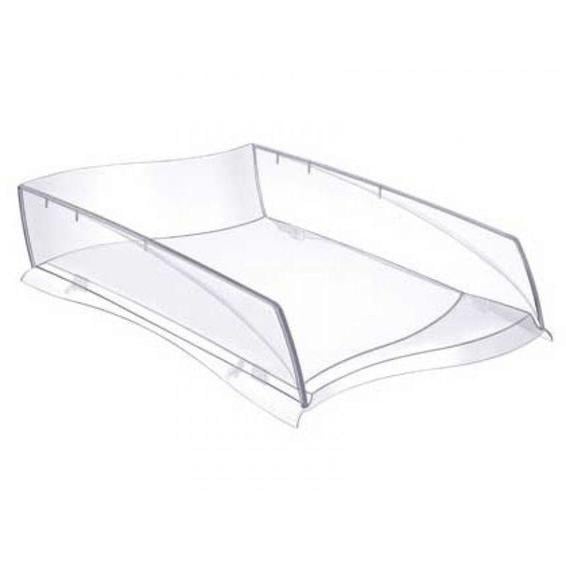 Bandeja sobremesa cep ellypse plastico transparente 380x275x82 mm