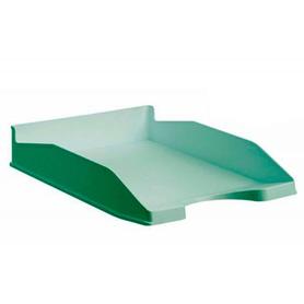 Bandeja sobremesa archivo 2000 ecogreen plastico 100% reciclado apilable formatos din a4 y folio color verde
