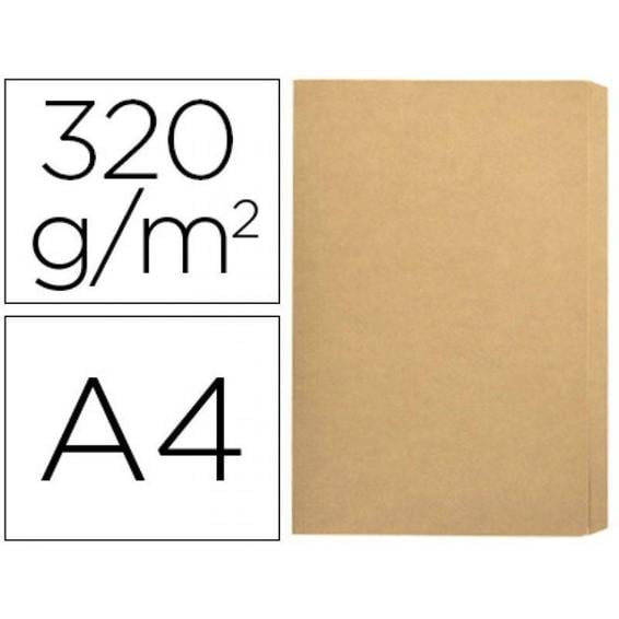 Subcarpeta cartulina gio folio pocket bolsa con solapa intenso kraft bicolor 320g/m2