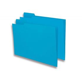 Subcarpeta cartulina gio folio pestaña izquierda 250 g/m2 azul