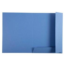 Subcarpeta cartulina exacompta clean safe din a4 con 2 solapas azul 400 gr paquete de 5 unidades