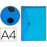 Carpeta liderpapel dossier broche transparente din a4 colores surtidos paquete de 5 retractilado - DS51