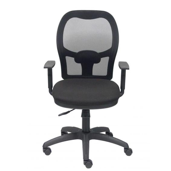 Silla Jorquera malla negra asiento bali negro con trasla