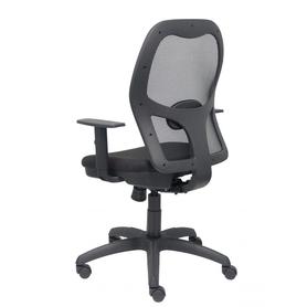 Silla Jorquera malla negra asiento bali negro con trasla