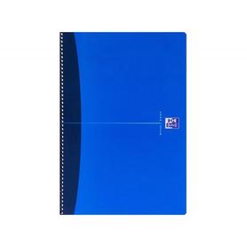 Cuaderno espiral oxford essentials tapa blanda folio 80 hojas 90 g cuadricula 4 mm azul